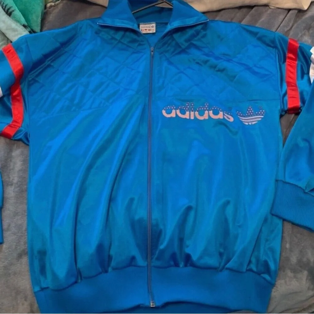 Vintage Adidas VENTEX 80's Made in France Jacket Retro Sz L Mega Rare Mint L - Picture 8 of 8